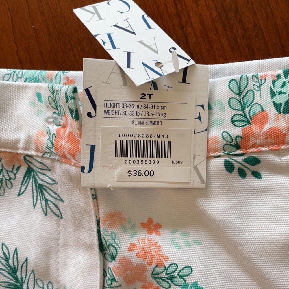 Janie and Jack girls shorts. New with tags. - Picture 3 of 5